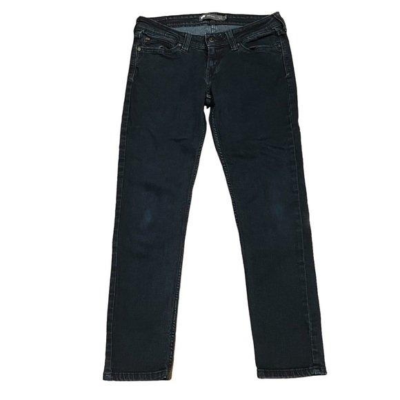 Levi’s Blue Demi Curve Low Rise Skinny Jeans Size 9 Short Women’s - Picture 1 of 6